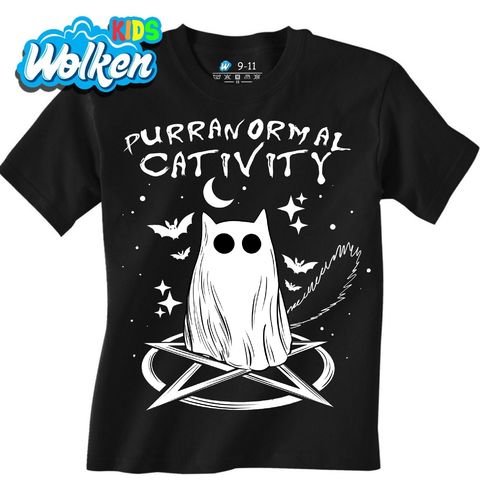 Obrázek produktu Dětské tričko Strašidelná Kočičí Aktivita