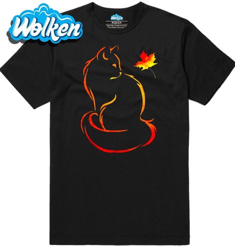 Obrázek produktu Pánské tričko Podzimní Silueta Kočky