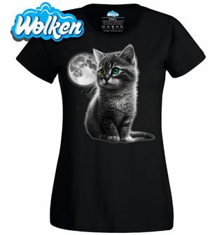 Dámské tričko Koťátko při Úplňku.jpg