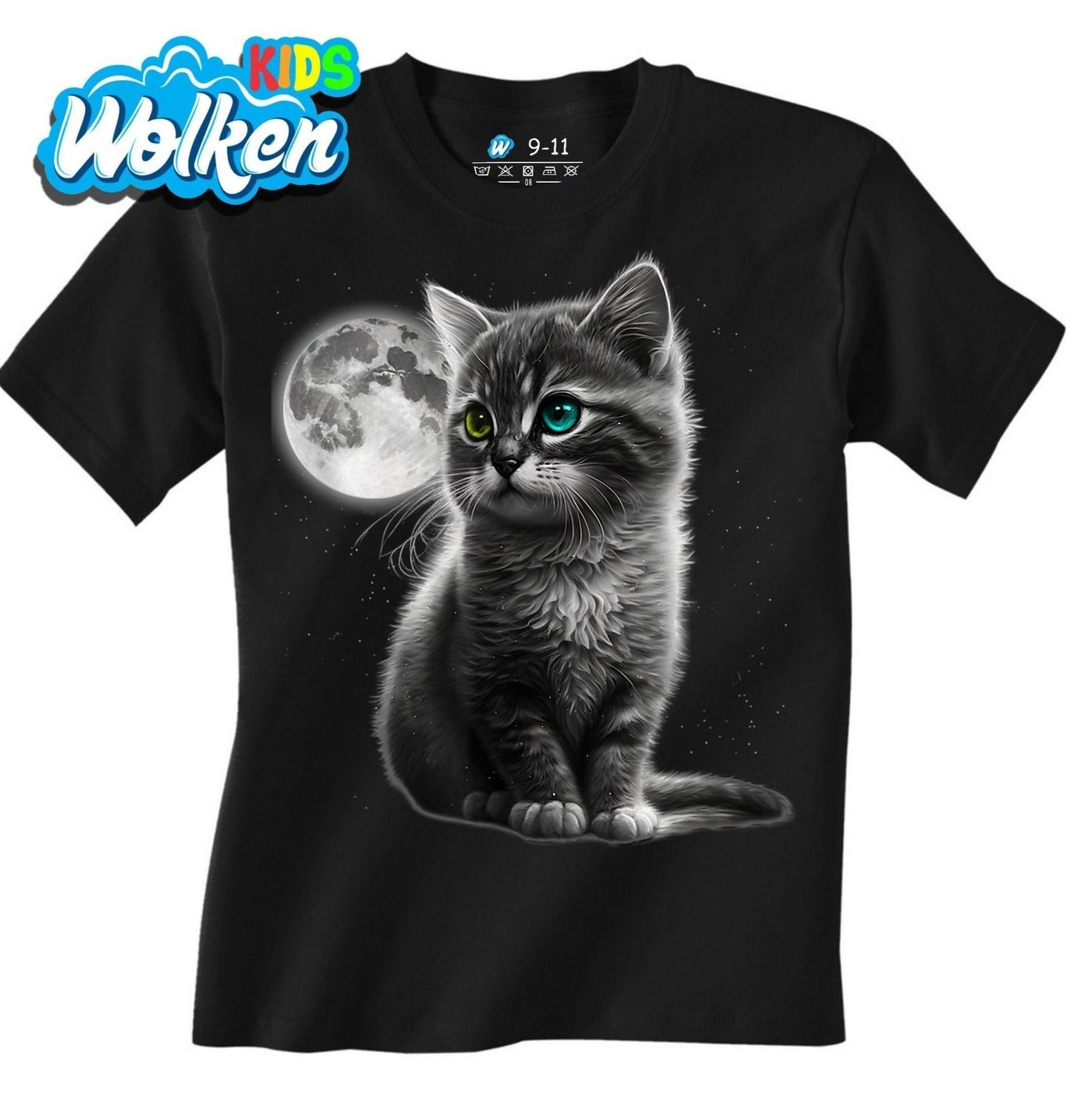 Dětské tričko Koťátko při Úplňku.jpg