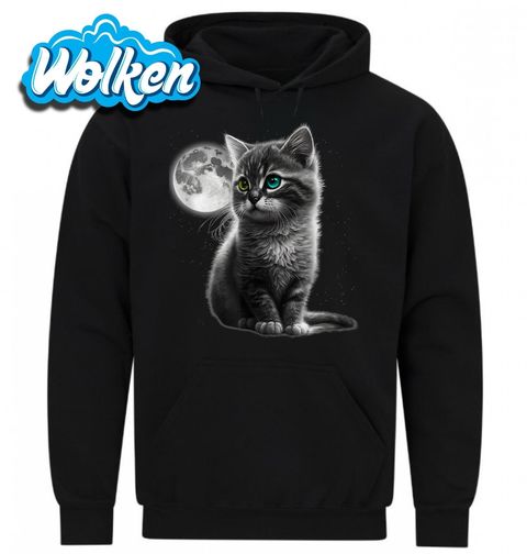 Obrázek produktu Pánská mikina Koťátko při Úplňku