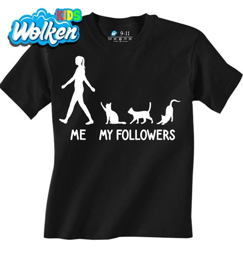 Obrázek produktu Dětské tričko Já a Moji Kočičí Sledující