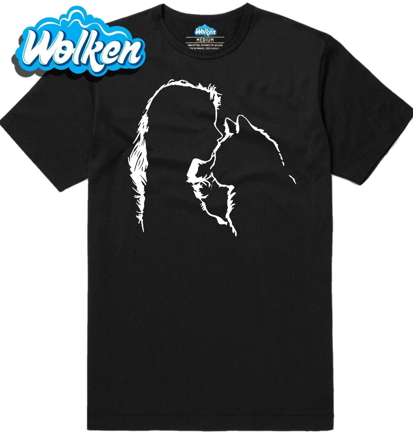 Pánské tričko Láska Člověka a Kočky.jpg