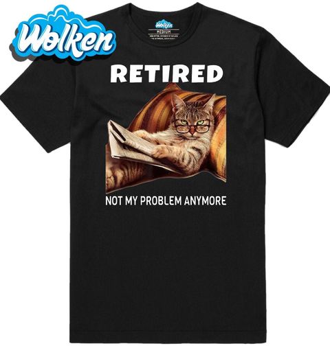 Obrázek produktu Pánské tričko Kočka v Důchodu