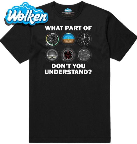 Obrázek produktu Pánské tričko Přístroje Pilota Které části nerozumíš?