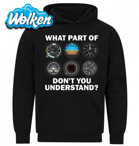 Obrázek produktu Pánská mikina Přístroje Pilota Které části nerozumíš?