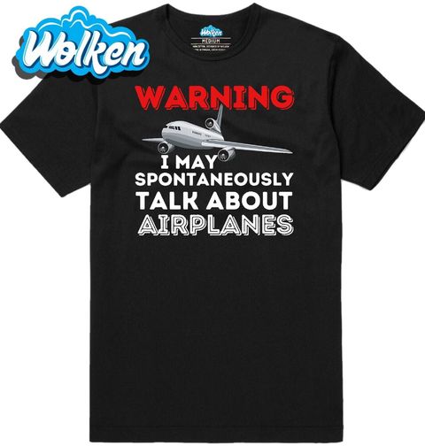 Obrázek produktu Pánské tričko Varování Letecký Nadšenec