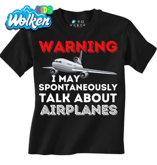Dětské tričko Varování Letecký Nadšenec.jpg