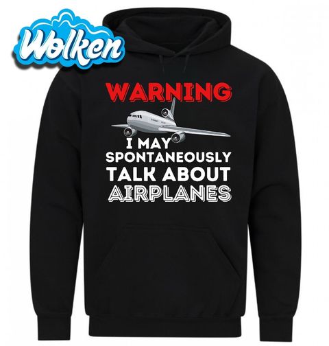 Obrázek produktu Pánská mikina Varování Letecký Nadšenec