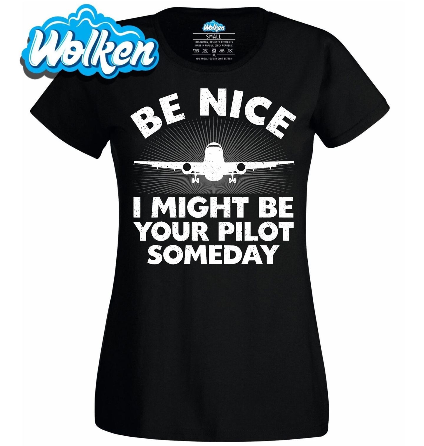 Dámské tričko Možná Budu Tvůj Pilot.jpg