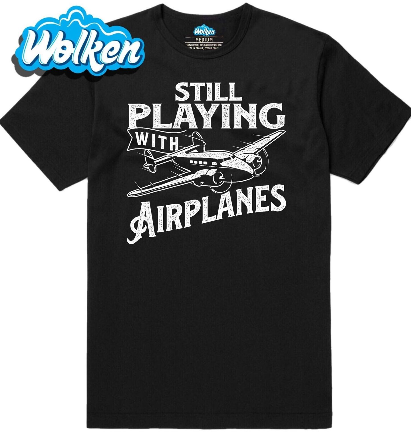 Pánské tričko Pořád si Hraji s Letadly.jpg