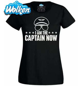 Dámské tričko Jsem Kapitán I am the Captain Now.jpg