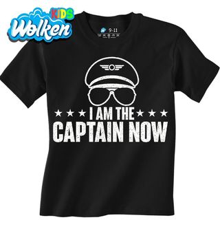 Dětské tričko Jsem Kapitán I am the Captain Now.jpg