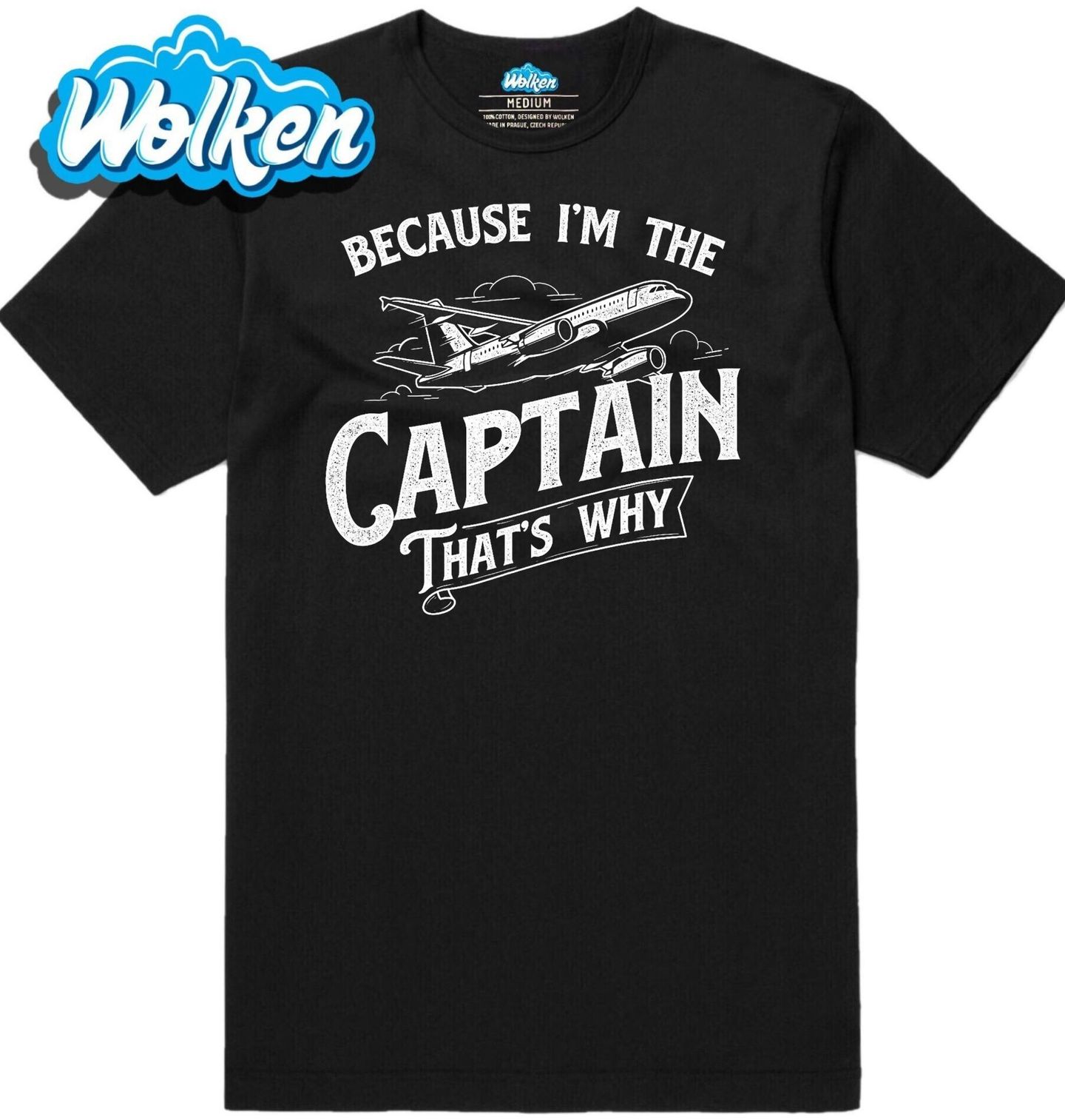 Pánské tričko Protože jsem Kapitán.jpg