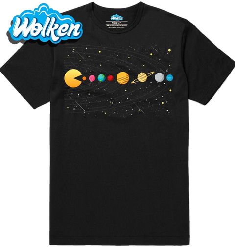 Obrázek produktu Pánské tričko Pac-Man Cartoon Sluneční Soustava