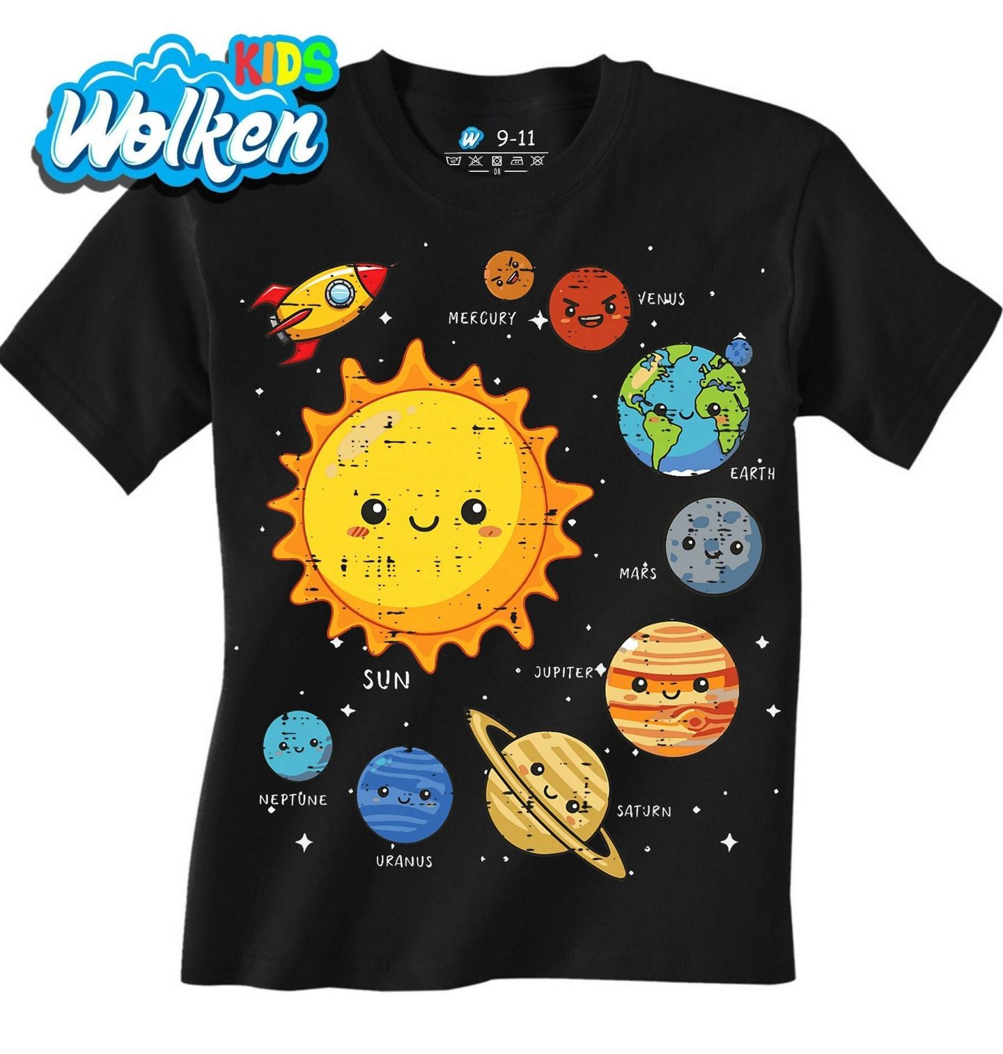 Dětské tričko Roztomilá Sluneční Soustava.jpg