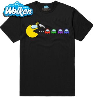 Pánské tričko Pacman vs Among Us.jpg