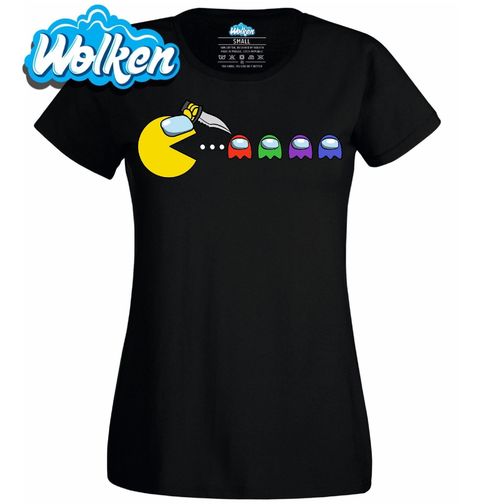 Obrázek produktu Dámské tričko Pac-man vs Among Us