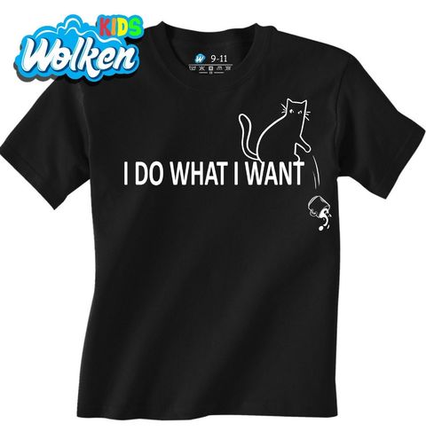 Obrázek produktu Dětské tričko Typická Kočičí Povaha Dělám si co Chci