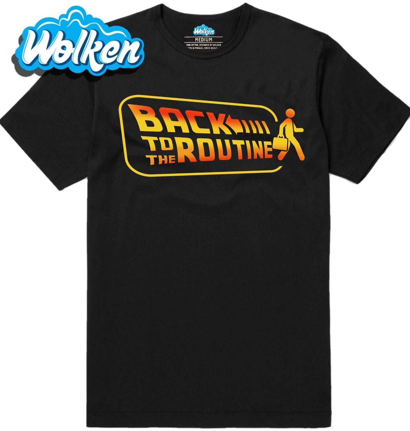 Pánské tričko Zpátky do Rutiny Back to the Routine.jpg