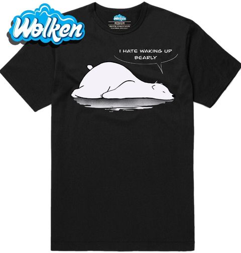 Obrázek produktu Pánské tričko Medvěd Nesnáším Ranní Vstávání