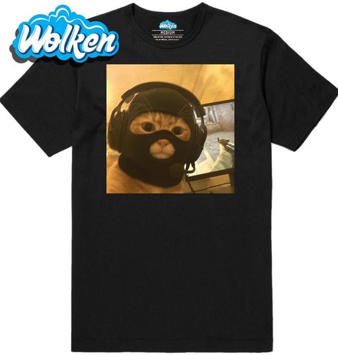 Obrázek produktu Pánské tričko Selfie Kočka Gamer CS 2