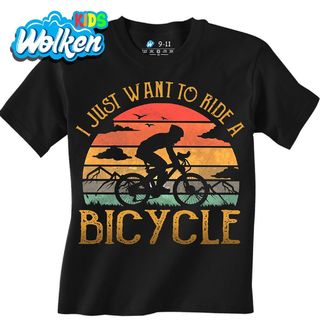 Dětské tričko Retro Chci jen Jezdit na Kole.jpg