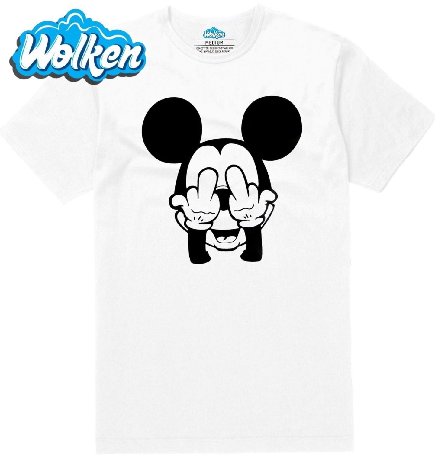 Pánské tričko Drsnej Mickey Mouse (Skladem S-5XL).jpg