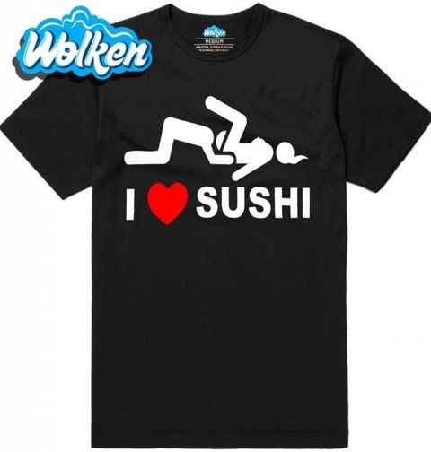 Obrázek produktu Pánské tričko Miluju Sushi "I love Sushi"