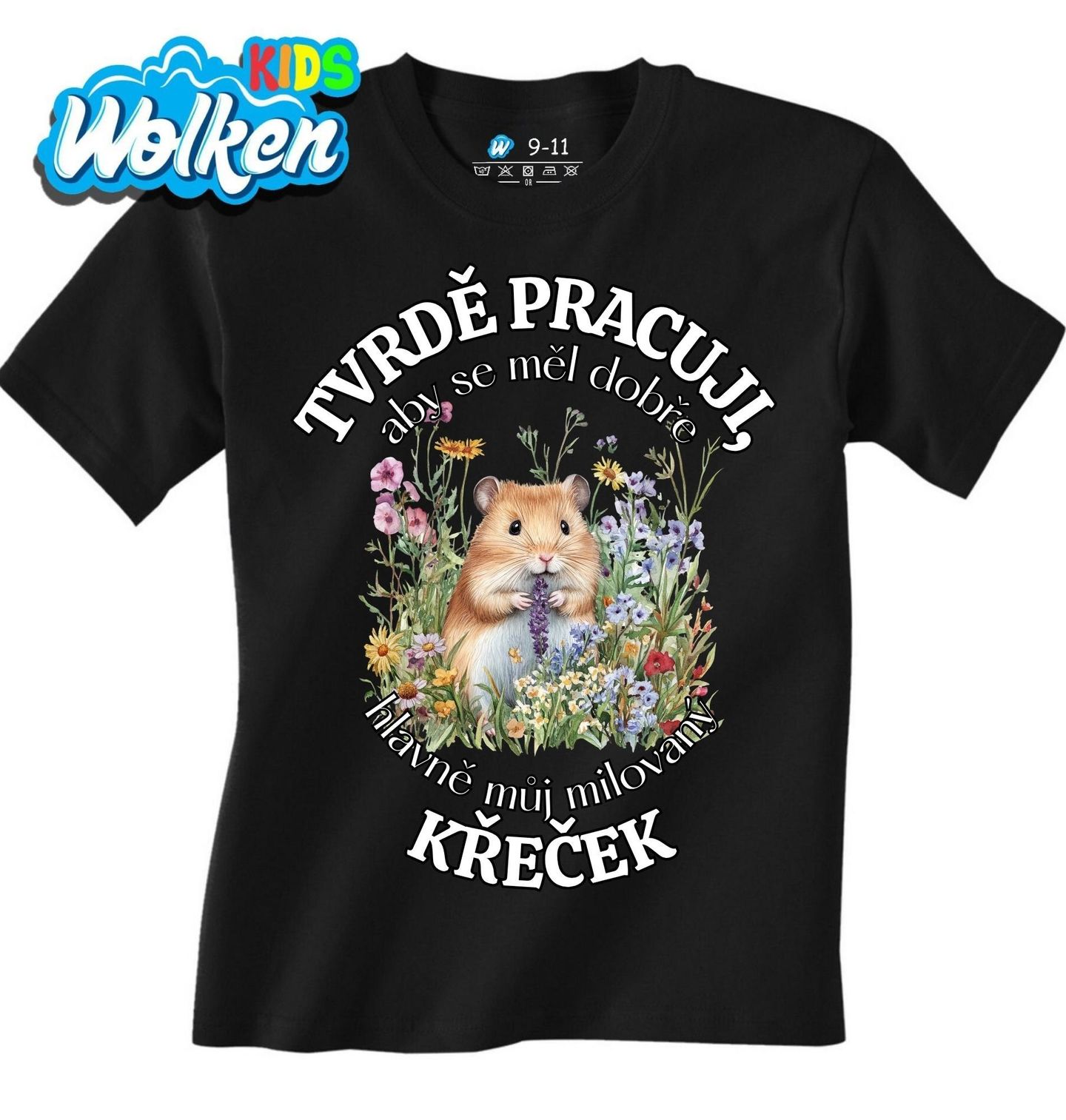 Dětské tričko Tvrdě pracuji, aby se měl dobře můj Křeček.jpg