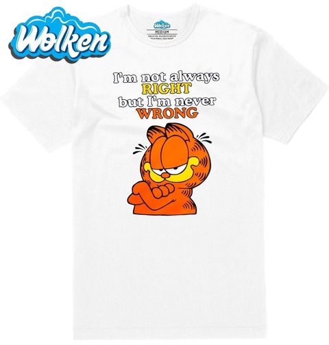 Obrázek produktu Pánské tričko Garfield „Nikdy se nemýlím“