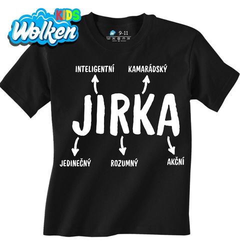 Obrázek produktu Dětské tričko Popis Jména Jirka