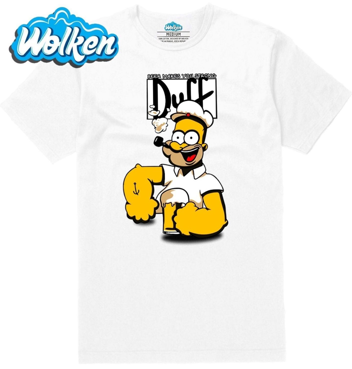 Pánské tričko Homer Simpson "Duff Power" The Simpsons (Skladem S-5XL).jpg