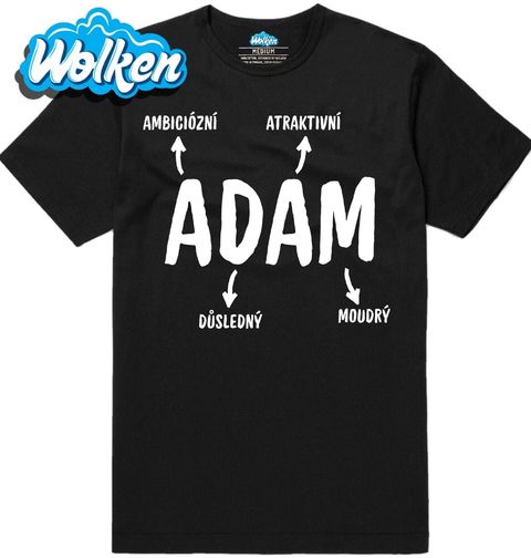 Obrázek produktu Pánské tričko Popis Jména Adam