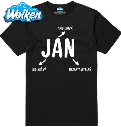 Obrázek produktu Pánské tričko Popis Jména Jan