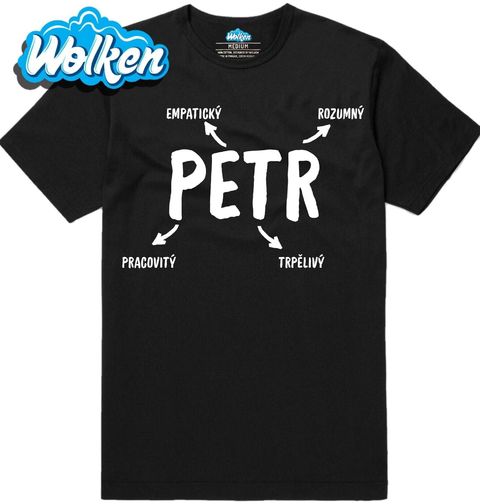 Obrázek produktu Pánské tričko Popis Jména Petr