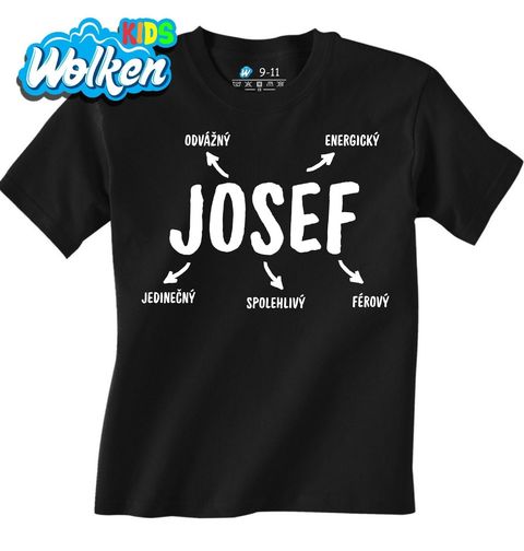 Obrázek produktu Dětské tričko Popis Jména Josef