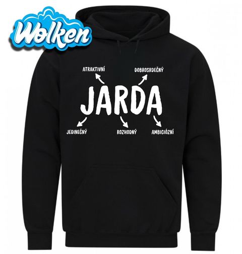 Obrázek produktu Pánská mikina Popis Jména Jarda