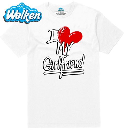 Obrázek produktu Pánské tričko I <3 my Girlfriend Miluju svojí Přítelkyni 