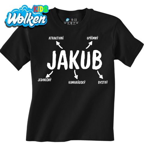 Obrázek produktu Dětské tričko Popis Jména Jakub