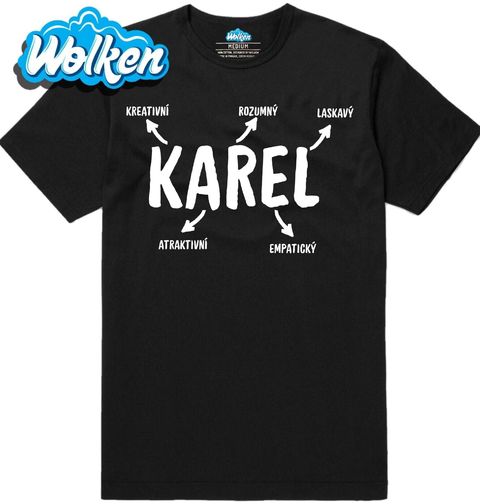 Obrázek produktu Pánské tričko Popis Jména Karel