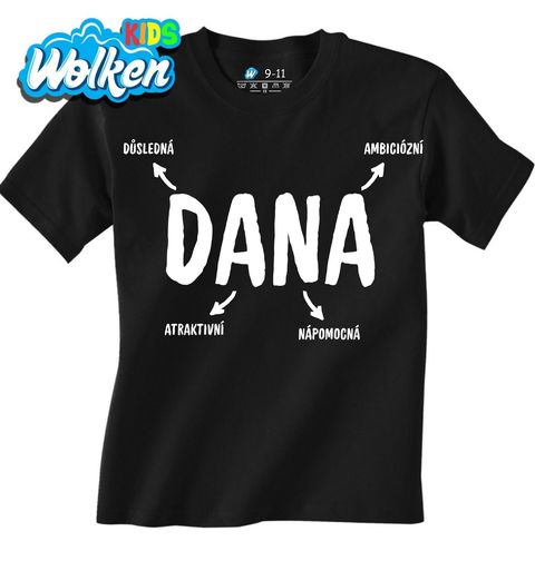 Obrázek produktu Dětské tričko Popis Jména Dana