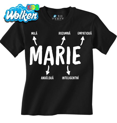 Obrázek produktu Dětské tričko Popis Jména Marie
