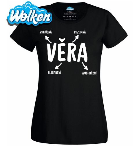 Obrázek produktu Dámské tričko Popis Jména Věra