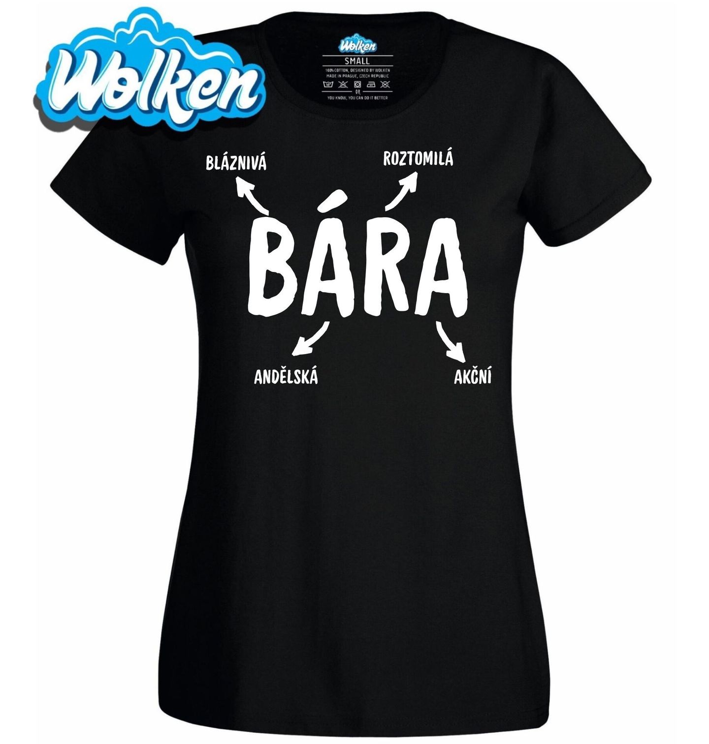 Dámské tričko Popis Jména Bára.jpg