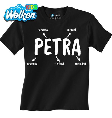 Obrázek produktu Dětské tričko Popis Jména Petra