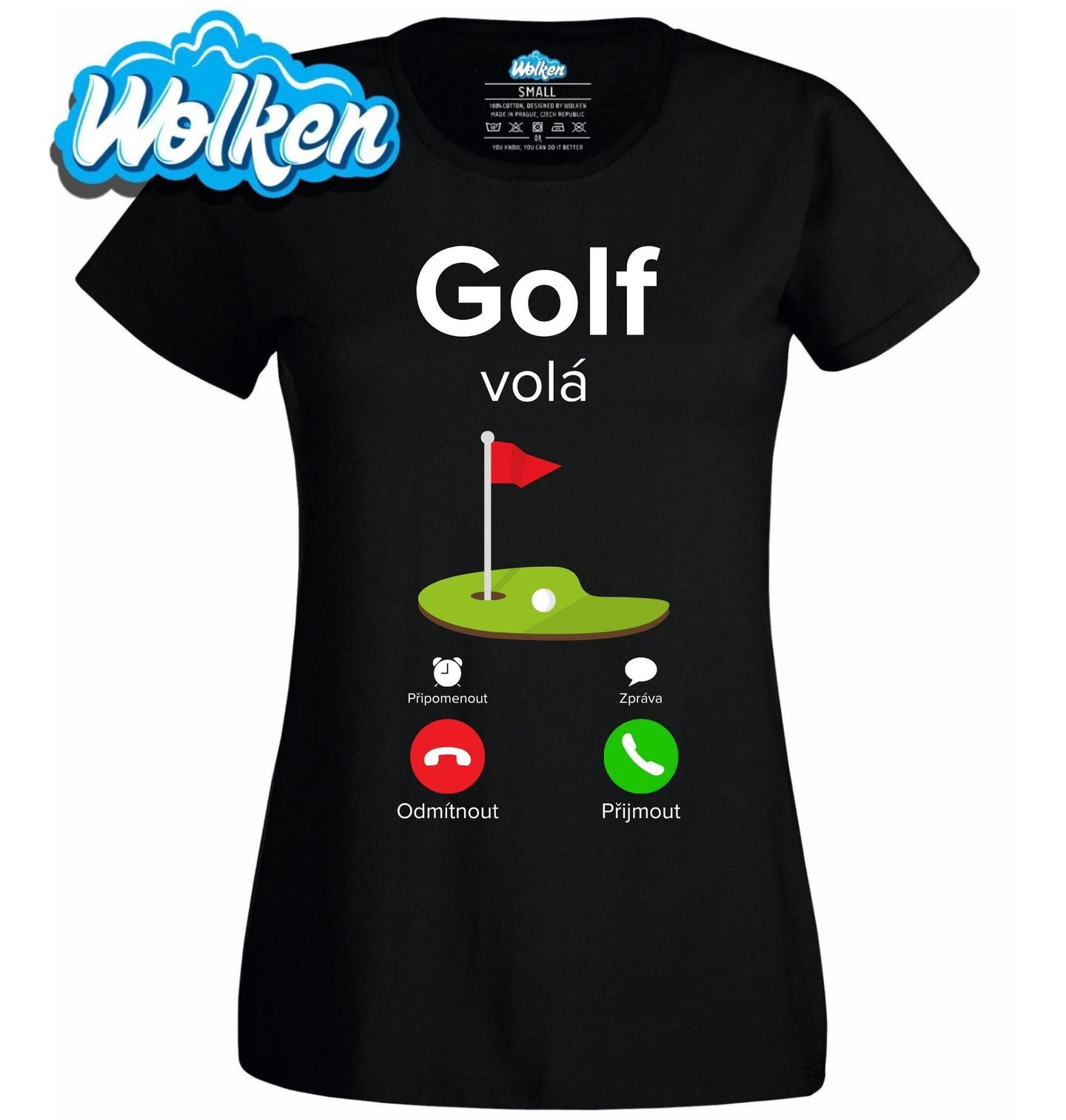Dámské tričko Golf volá Phone Call.jpg