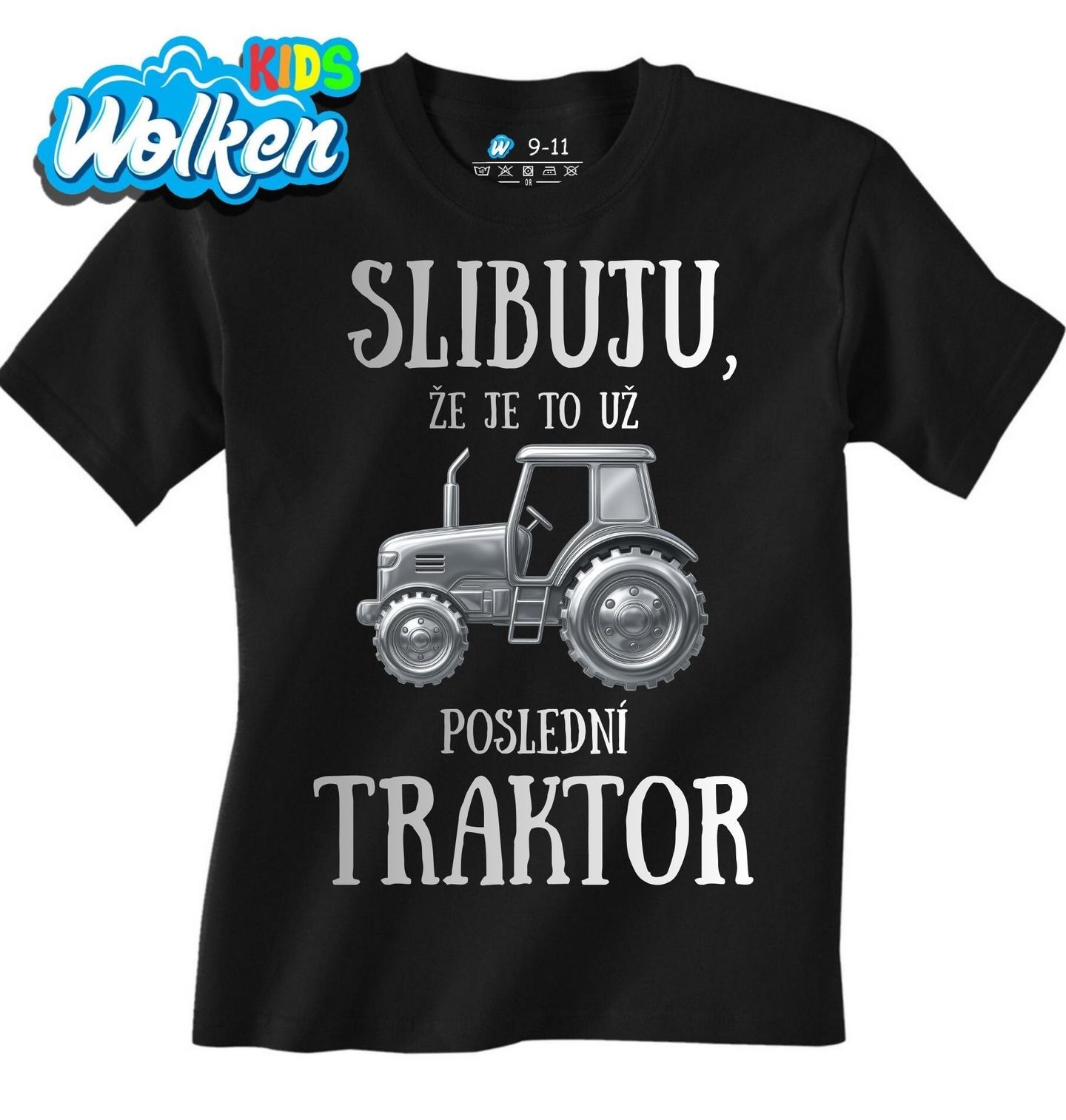 Dětské tričko Slibuju, že je to už poslední traktor.jpg
