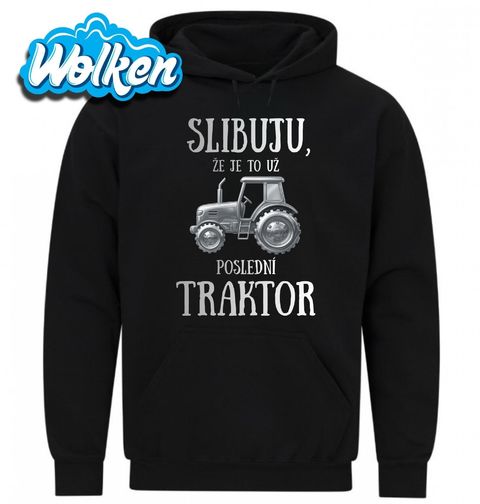 Obrázek produktu Pánská mikina Slibuju, že je to už poslední traktor