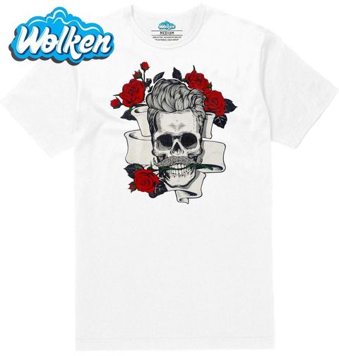 Obrázek produktu Pánské tričko Svůdná Lebka s Růžemi 